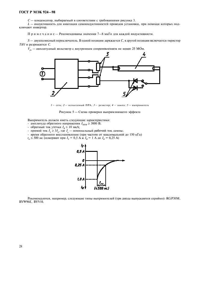 ГОСТ Р МЭК 924-98