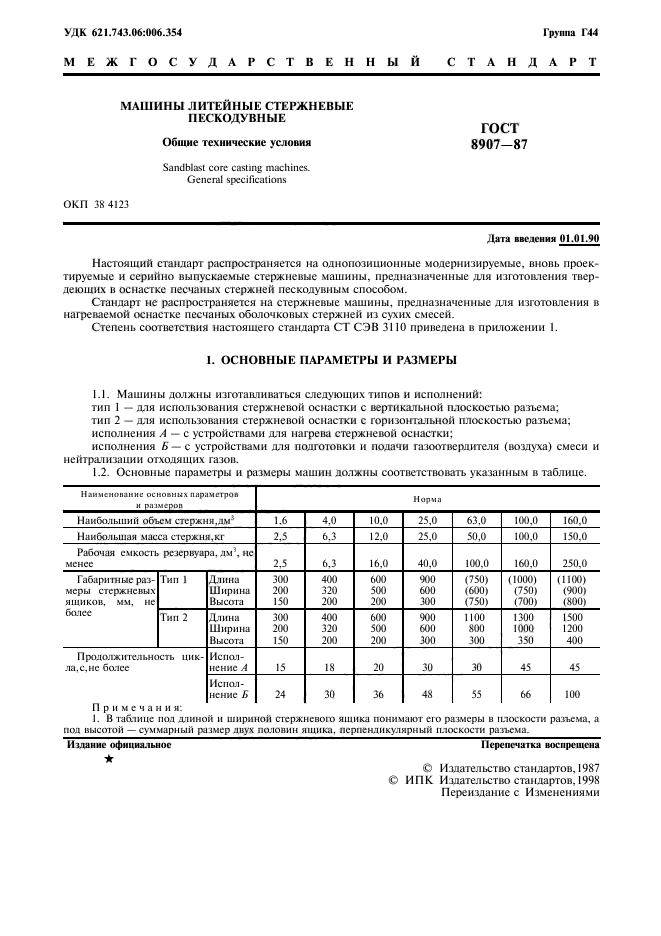 ГОСТ 8907-87