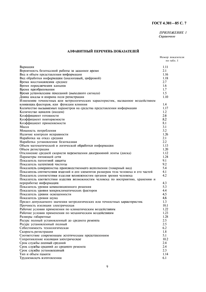 ГОСТ 4.301-85