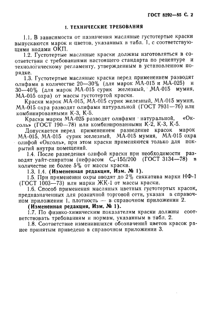 Каталог ГОСТ: Пигменты и краски