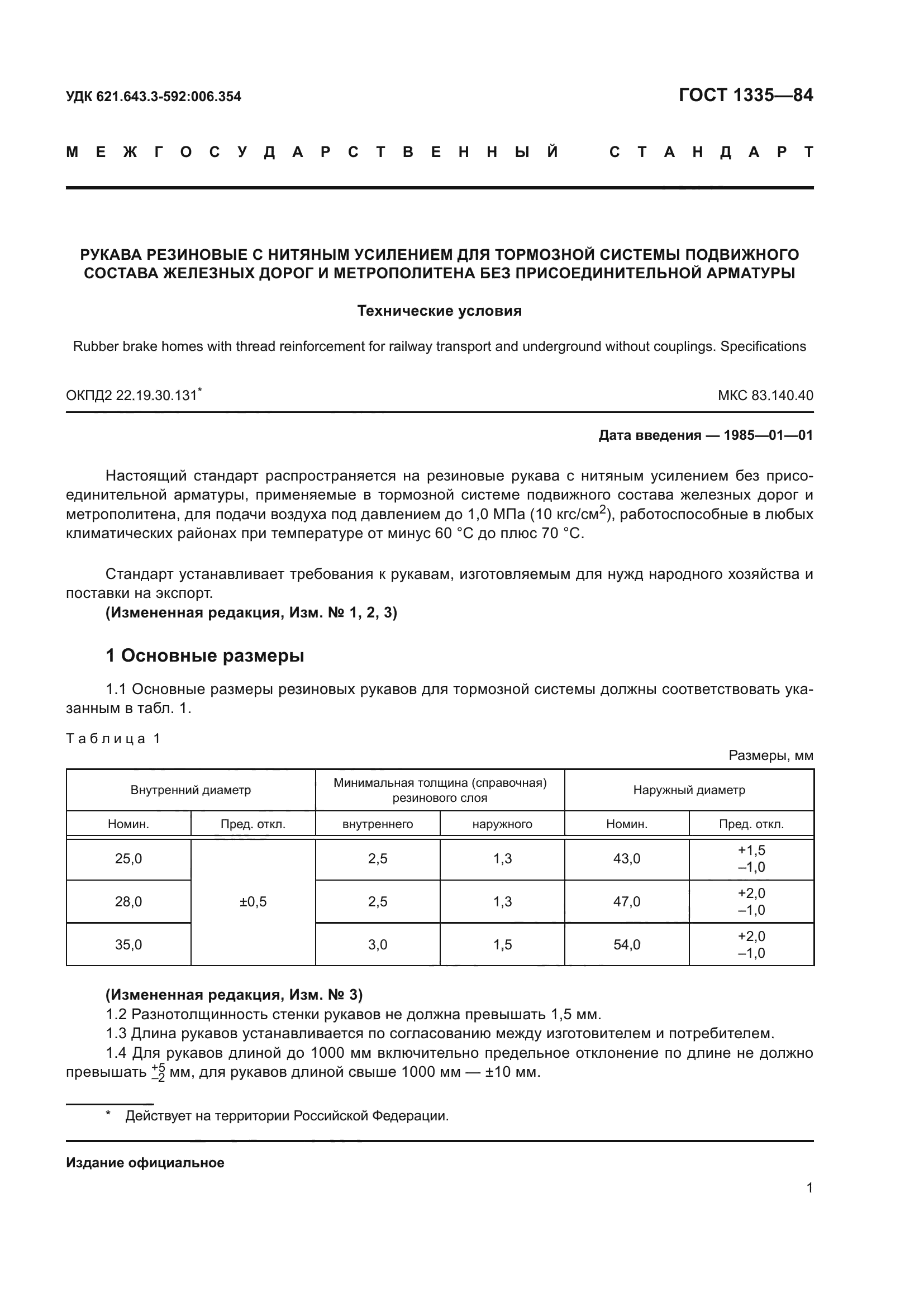 ГОСТ 1335-84