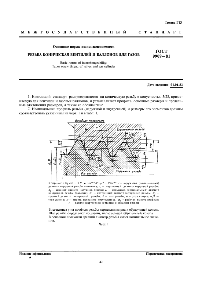 ГОСТ 9909-81