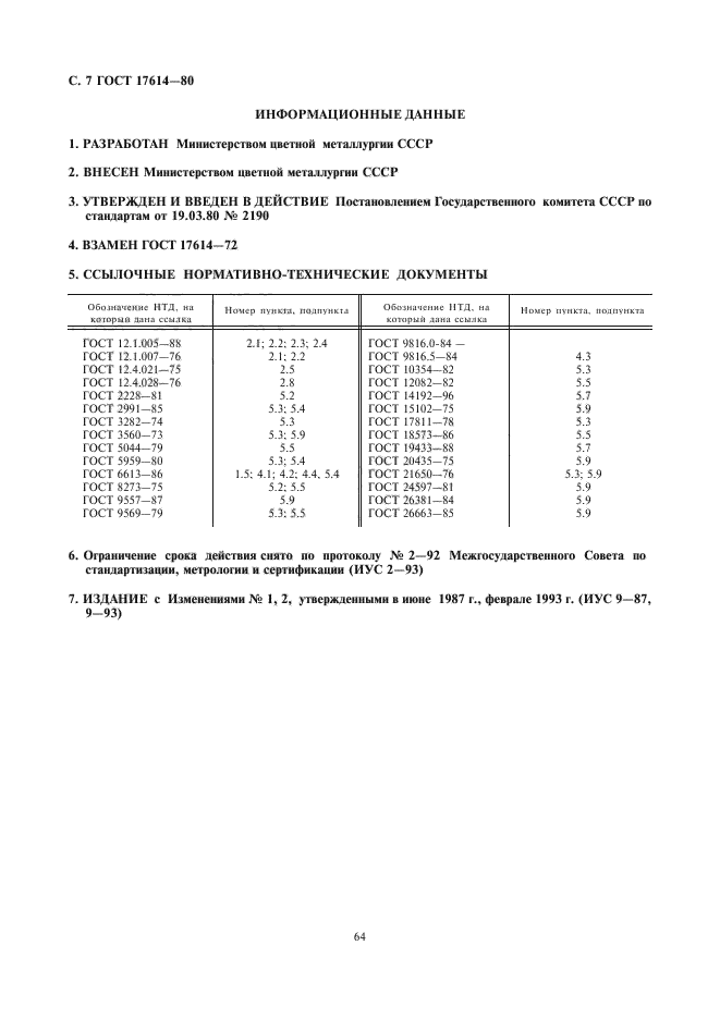 ГОСТ 17614-80