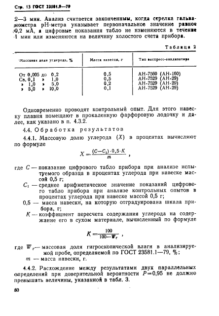 ГОСТ 23581.9-79