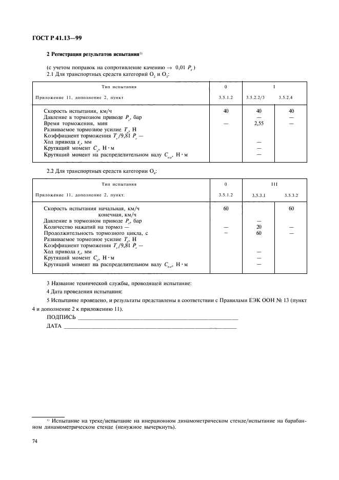 ГОСТ Р 41.13-99