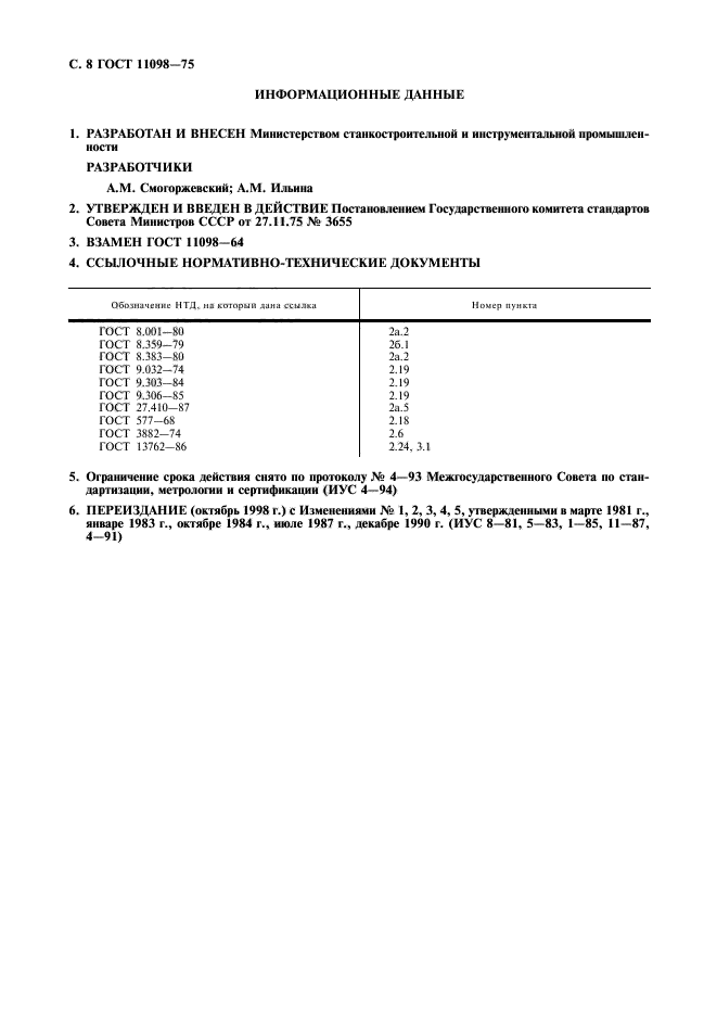 ГОСТ 11098-75