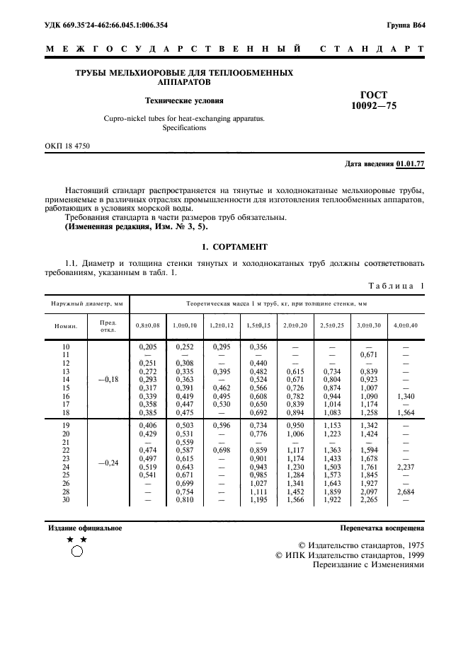 ГОСТ 10092-75