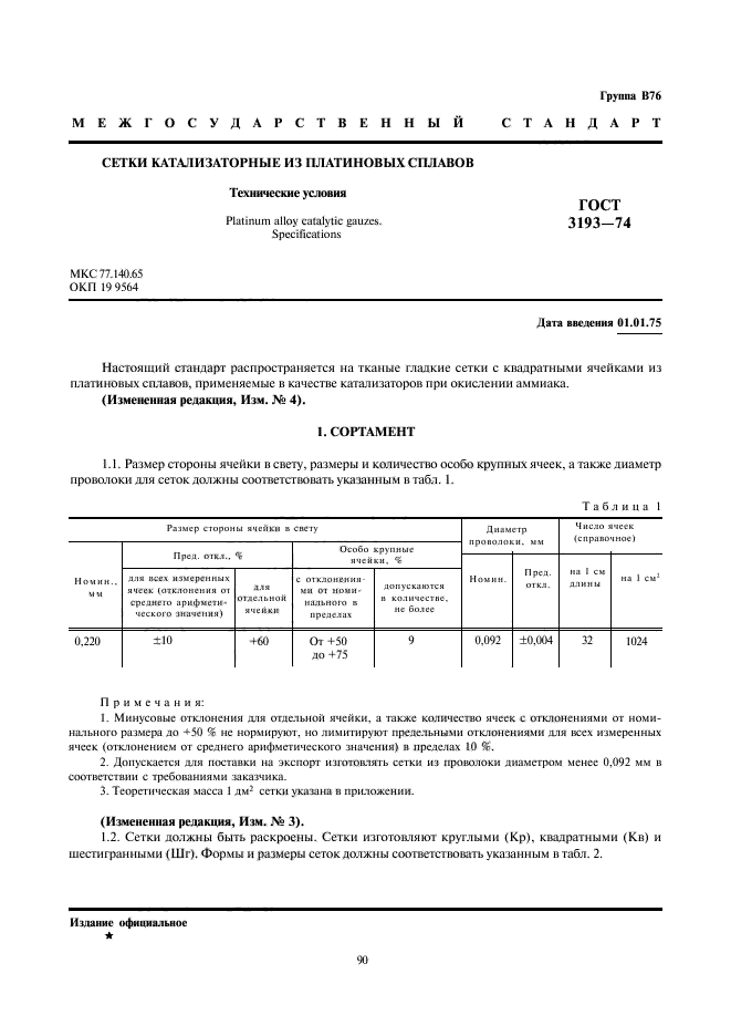 ГОСТ 3193-74