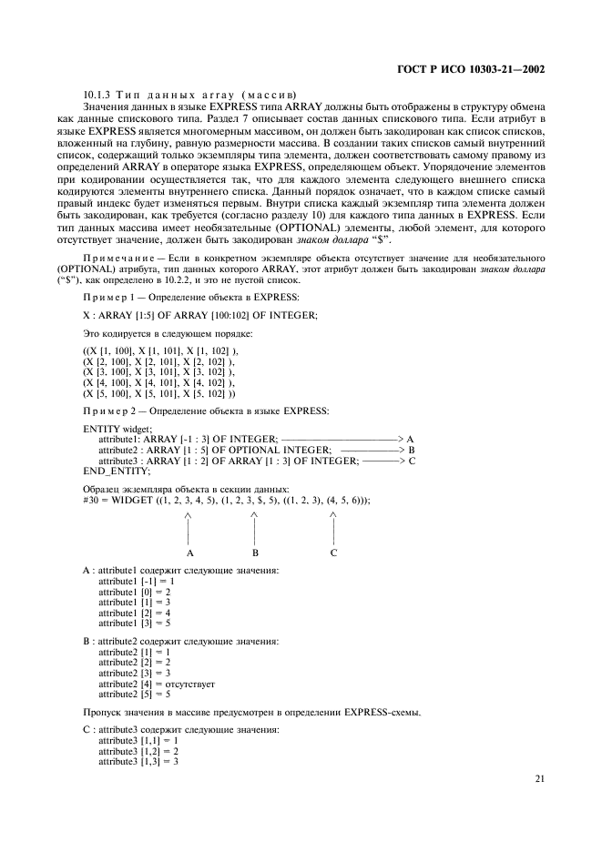 ГОСТ Р ИСО 10303-21-2002