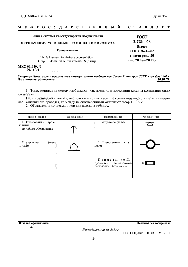 ГОСТ 2.726-68