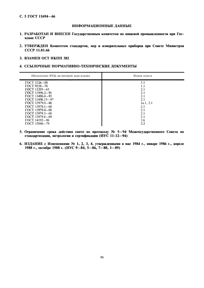 ГОСТ 11694-66