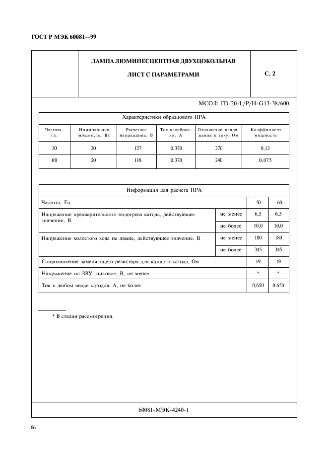 ГОСТ Р МЭК 60081-99