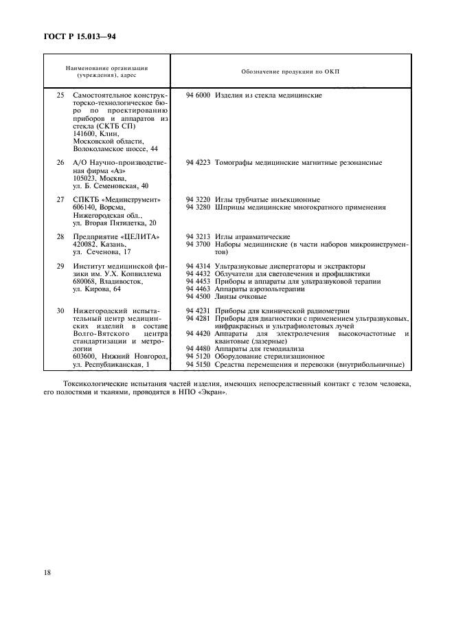 ГОСТ Р 15.013-94