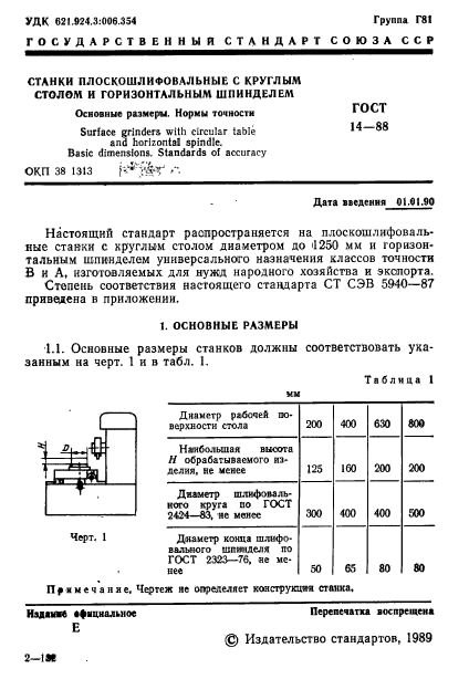 ГОСТ 14-88