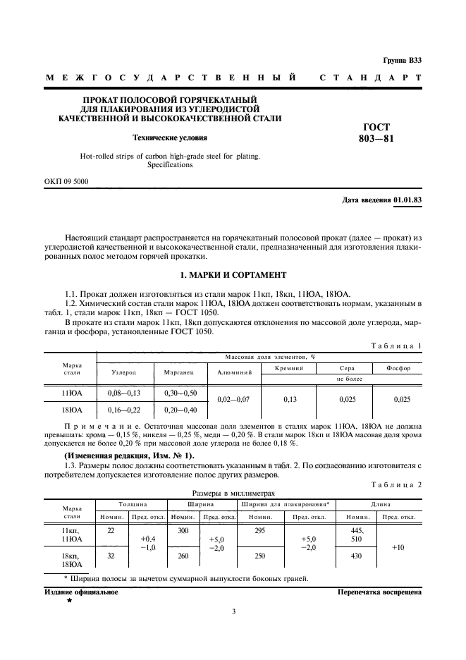 ГОСТ 803-81