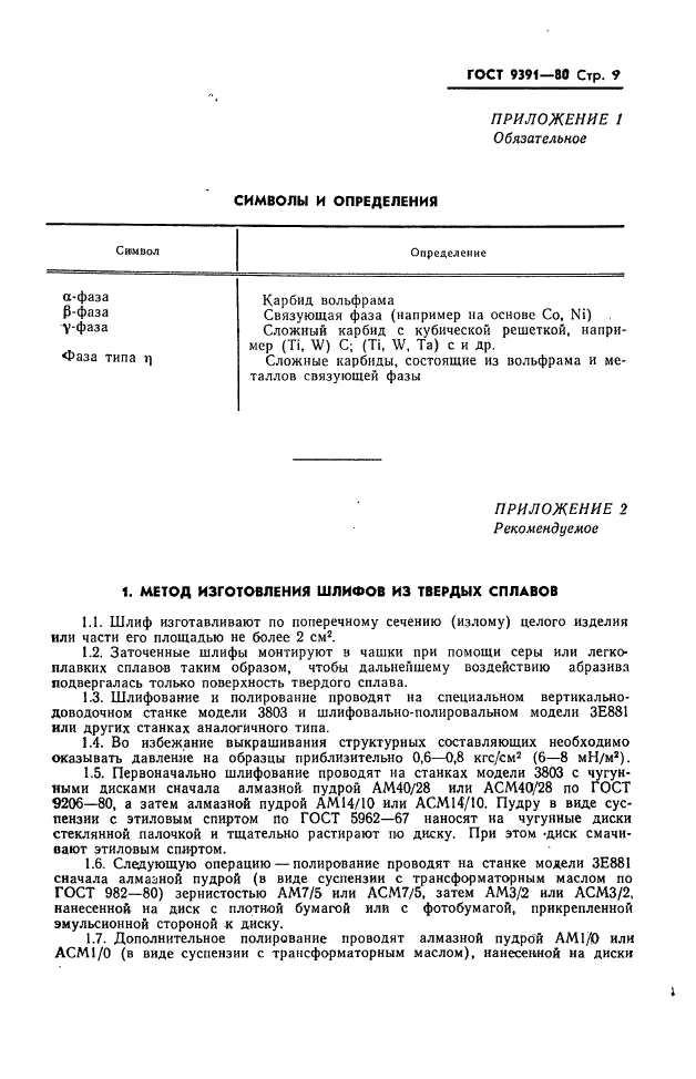 ГОСТ 9391-80