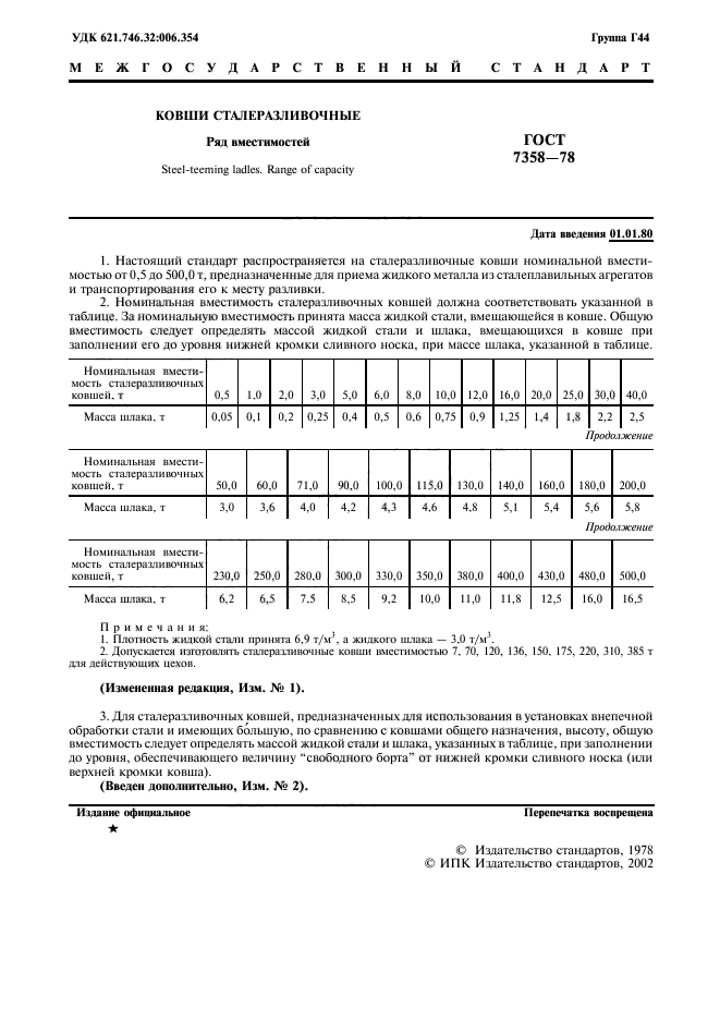 ГОСТ 7358-78