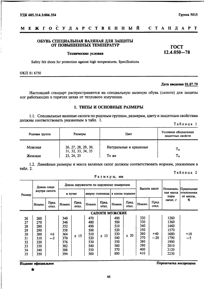 ГОСТ 12.4.050-78