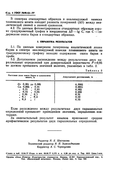 ГОСТ 7619.12-77