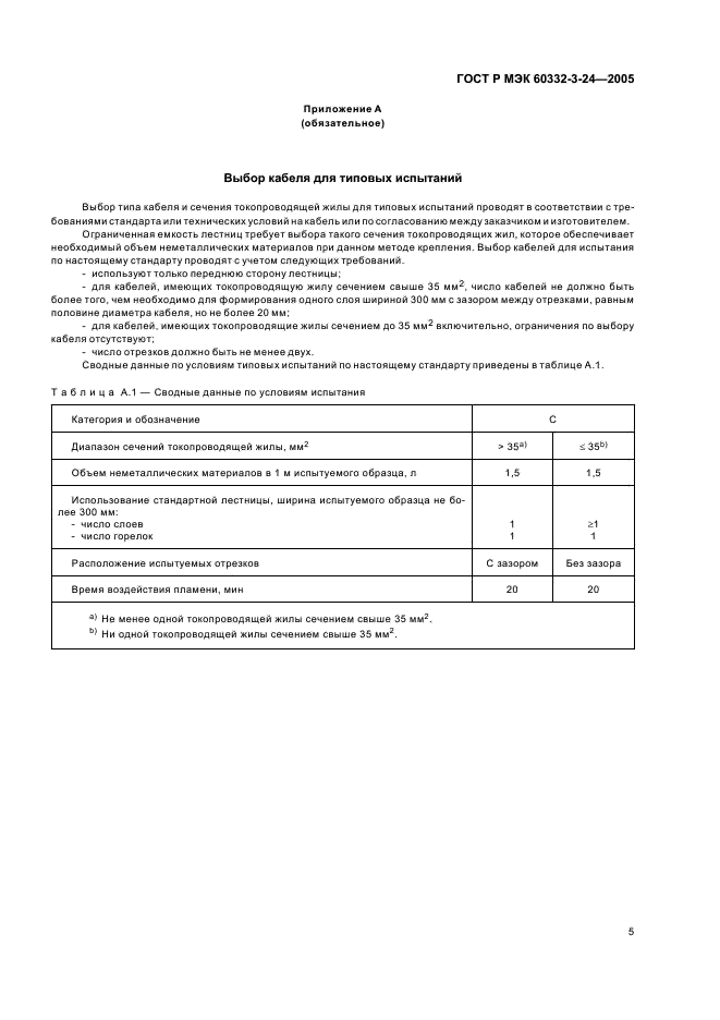 ГОСТ Р МЭК 60332-3-24-2005