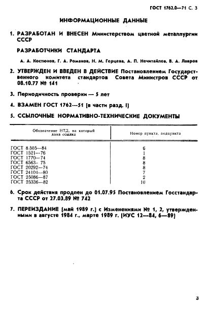 ГОСТ 1762.0-71