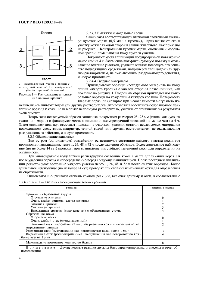 ГОСТ Р ИСО 10993.10-99