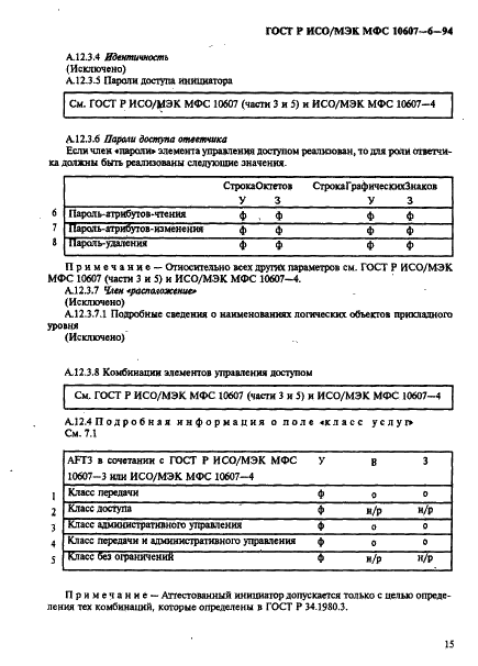 ГОСТ Р ИСО/МЭК МФС 10607-6-94