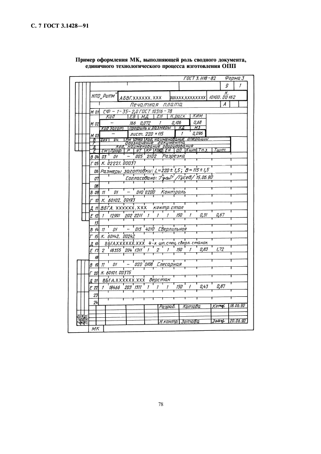 ГОСТ 3.1428-91