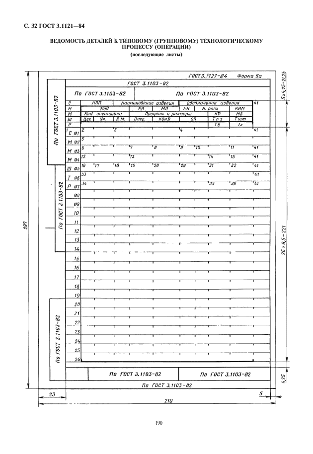 ГОСТ 3.1121-84