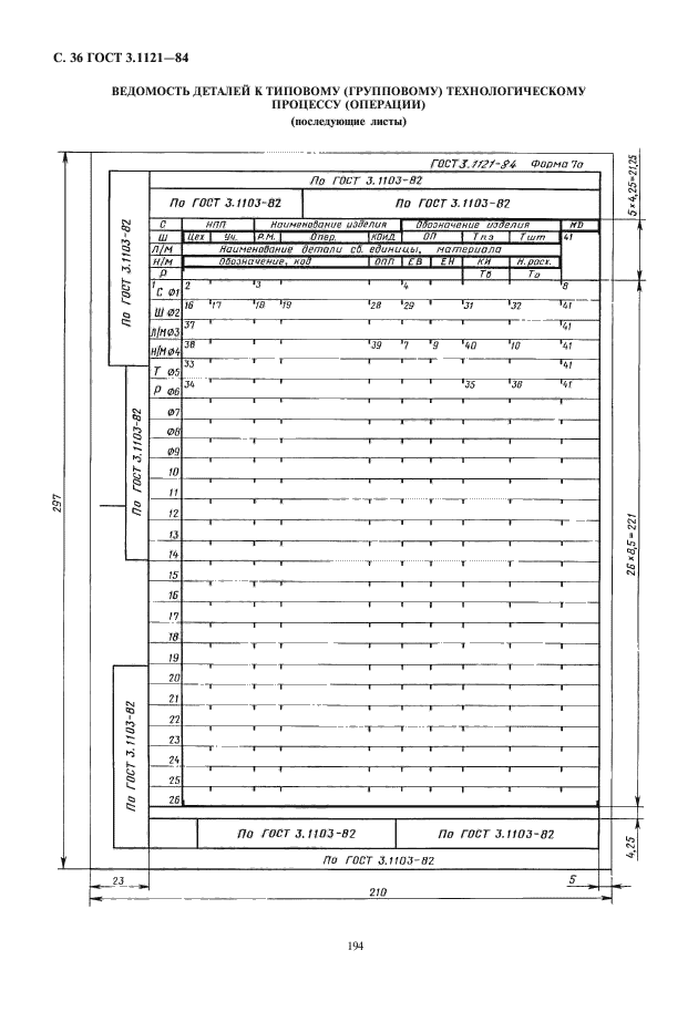 ГОСТ 3.1121-84