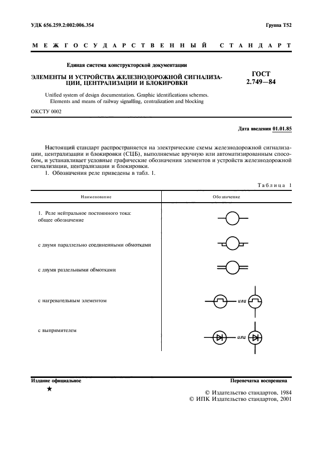 ГОСТ 2.749-84