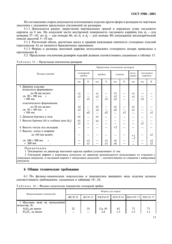 ГОСТ 5500-2001