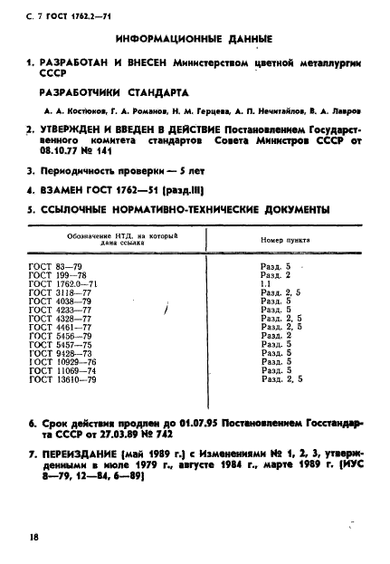 ГОСТ 1762.2-71