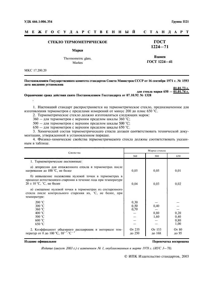 ГОСТ 1224-71