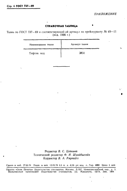 ГОСТ 737-69