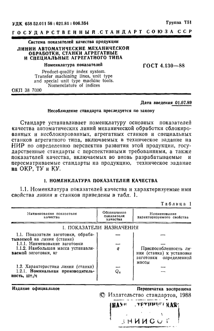 ГОСТ 4.130-88