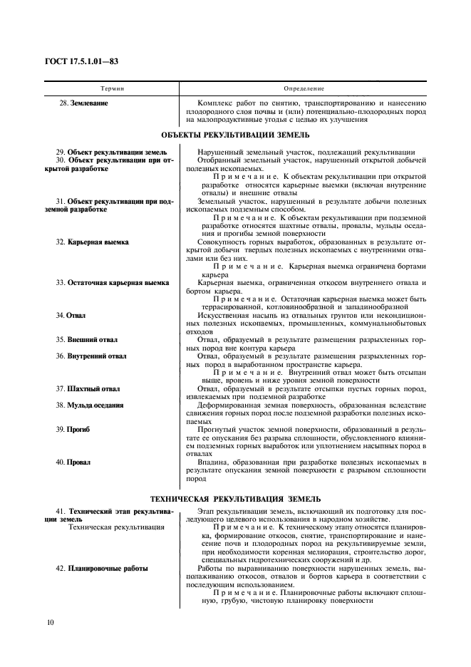 ГОСТ 17.5.1.01-83