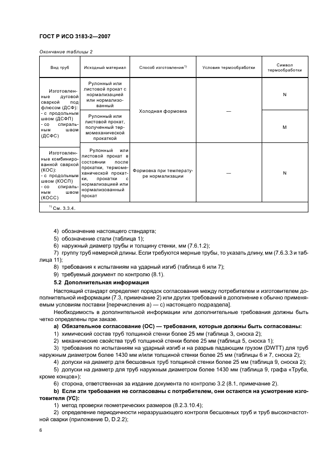 ГОСТ Р ИСО 3183-2-2007