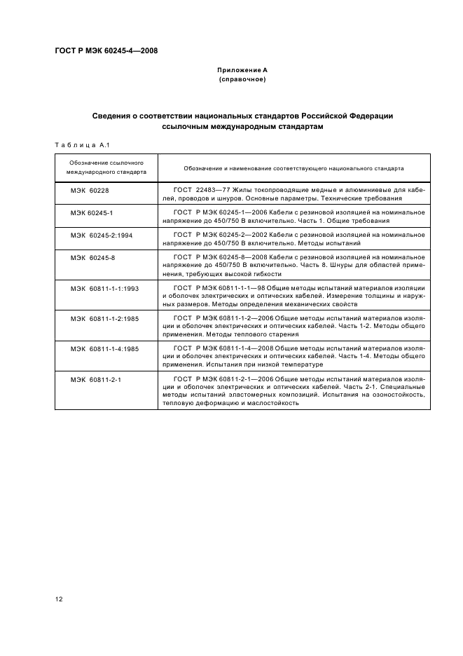 ГОСТ Р МЭК 60245-4-2008