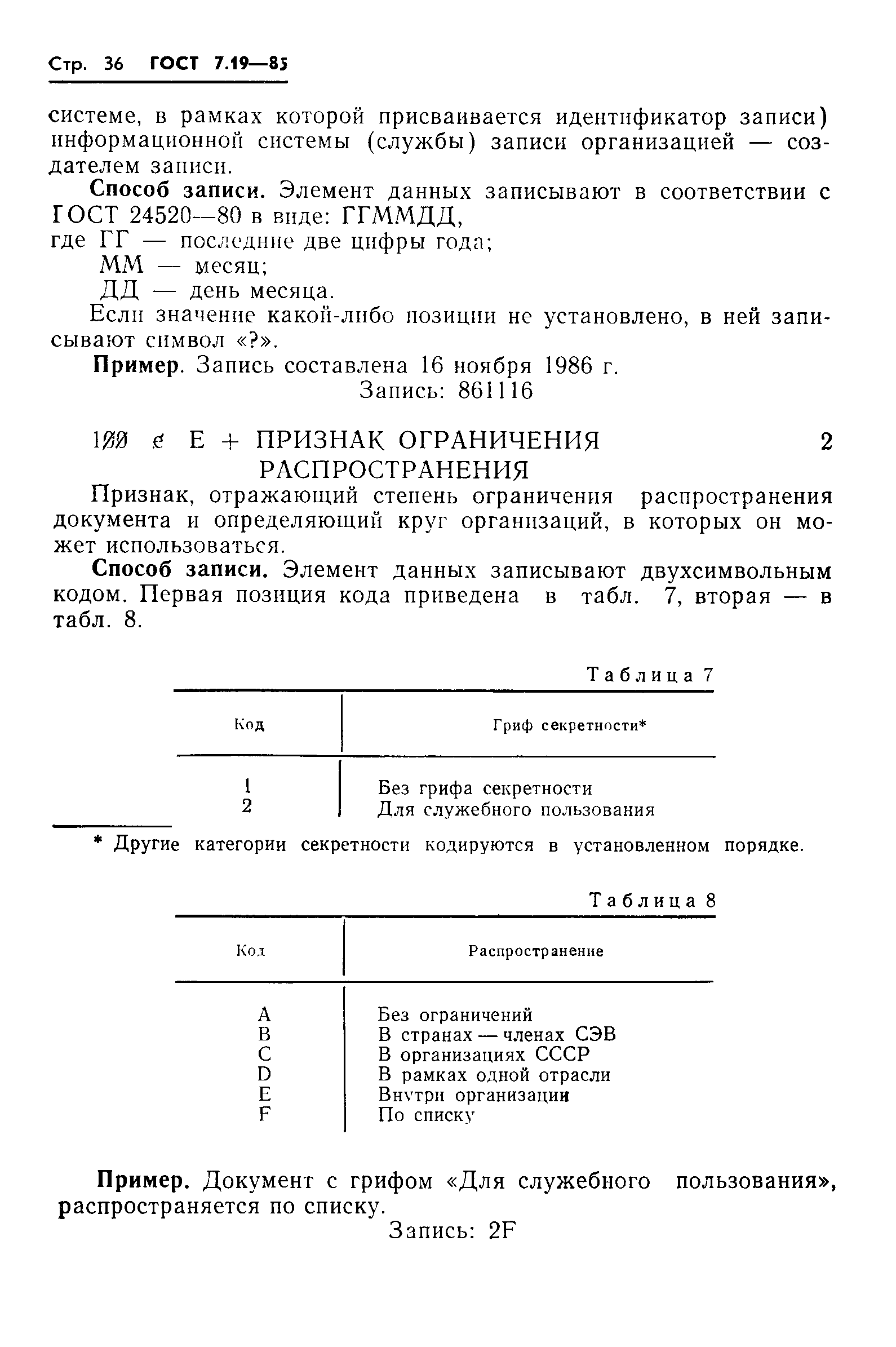 ГОСТ 7.19-85