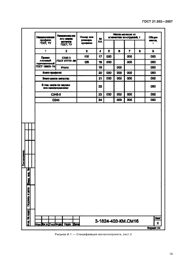 ГОСТ 21.502-2007