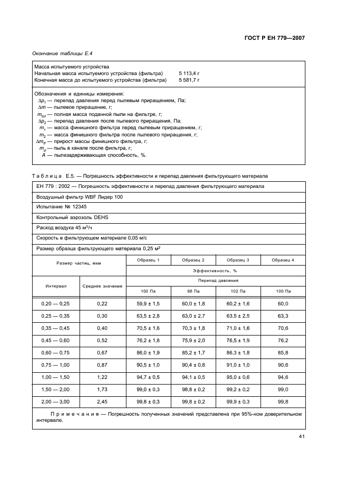 ГОСТ Р ЕН 779-2007