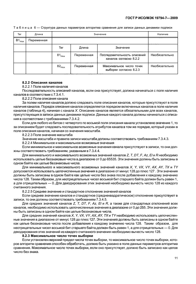 ГОСТ Р ИСО/МЭК 19794-7-2009