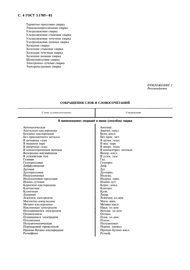 ГОСТ 3.1705-81