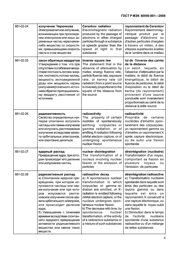 ГОСТ Р МЭК 60050-881-2008