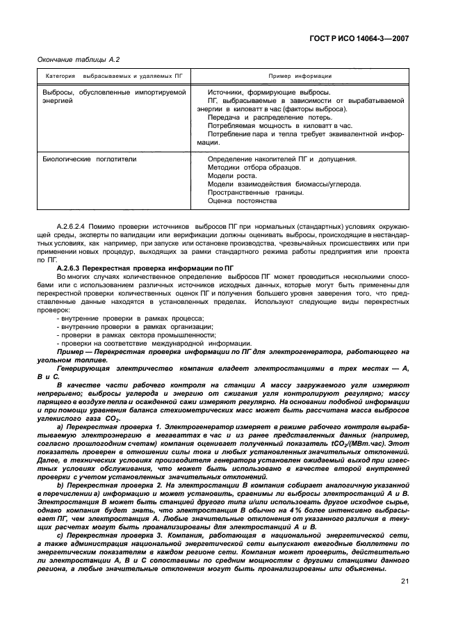 ГОСТ Р ИСО 14064-3-2007