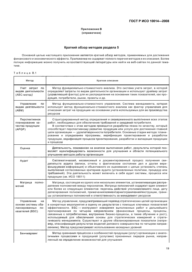 ГОСТ Р ИСО 10014-2008