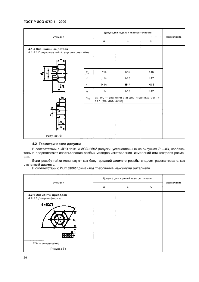 ГОСТ Р ИСО 4759-1-2009