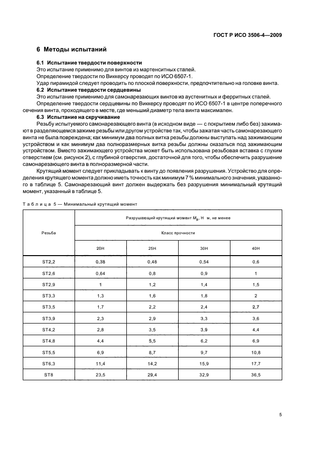 ГОСТ Р ИСО 3506-4-2009