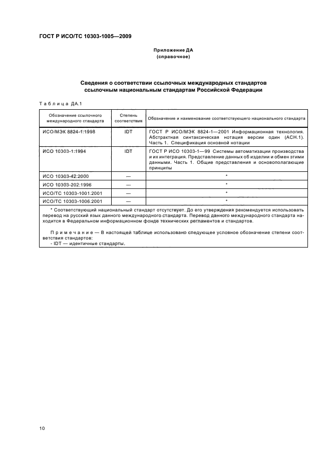 ГОСТ Р ИСО/ТС 10303-1005-2009